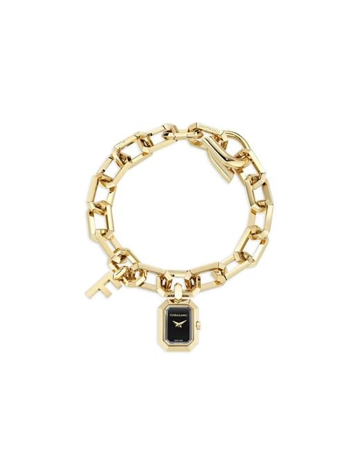 Ferragamo Metallic Charm 16Mm Watch