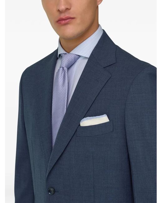 Boggi Blue Single-Breasted Blazer for men