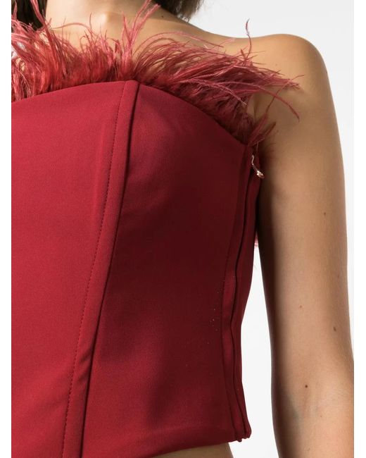 Patrizia Pepe Red Printed Top