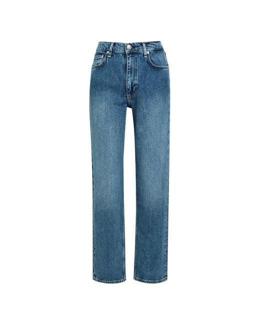 Rag & Bone Straight Jeans in het Blue