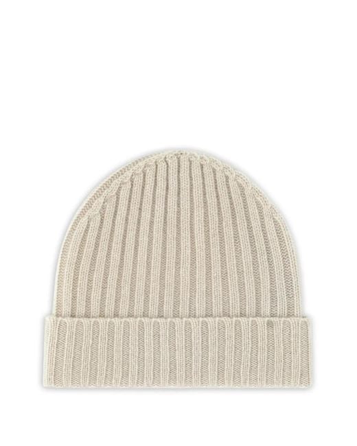 Bonnet En Cachemire À Design Côtelé Boggi pour homme en coloris Natural