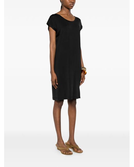 Liu Jo Black Short Shiny Jersey Dress