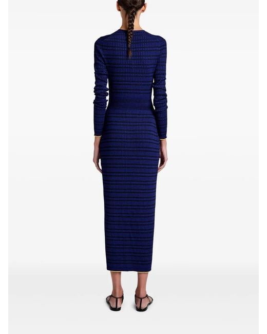 Proenza Schouler Blue Ivanna Midi Dress