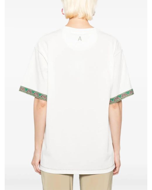 ALÉMAIS Katerina Chili Tシャツ White