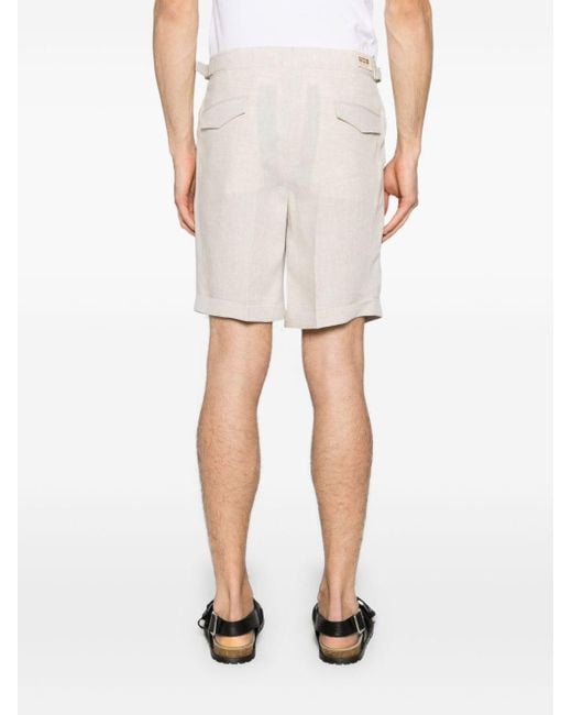 Briglia 1949 Amalfis Shorts aus Leinen in White für Herren