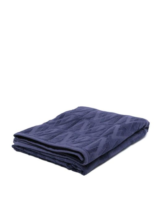 Moncler Blue Monogram Beach Towel