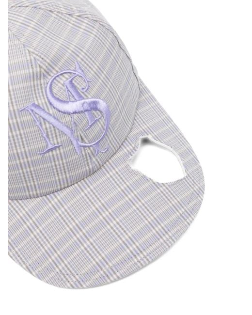 MASU White Plaid Cap