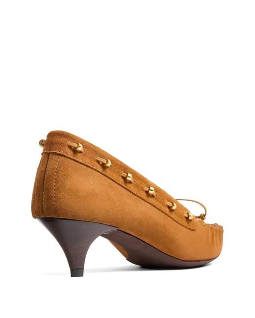 Khaite Brown Milly Pumps