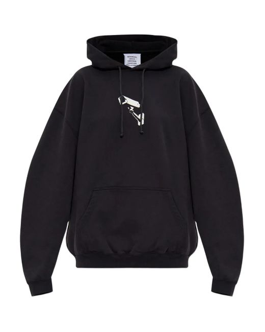Vetements プリント パーカー Blue