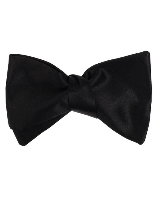 Cravate en soie Giorgio Armani pour homme en coloris Black