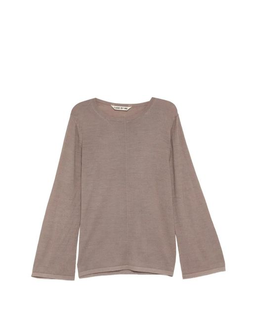 Care By Me Brown Flow Blouse