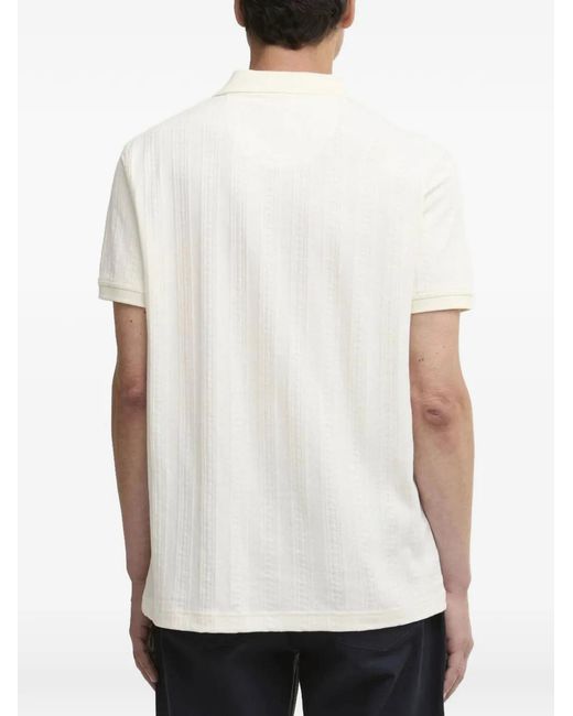 Barbour White Harwell Polo Shirt for men