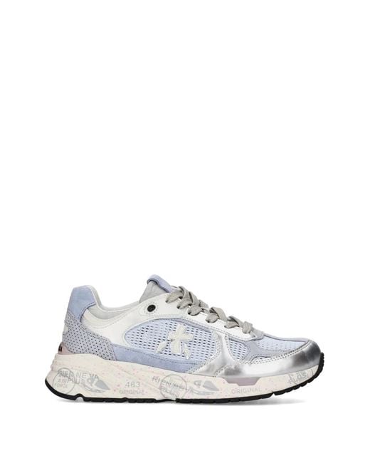 Premiata White Baskets Mased