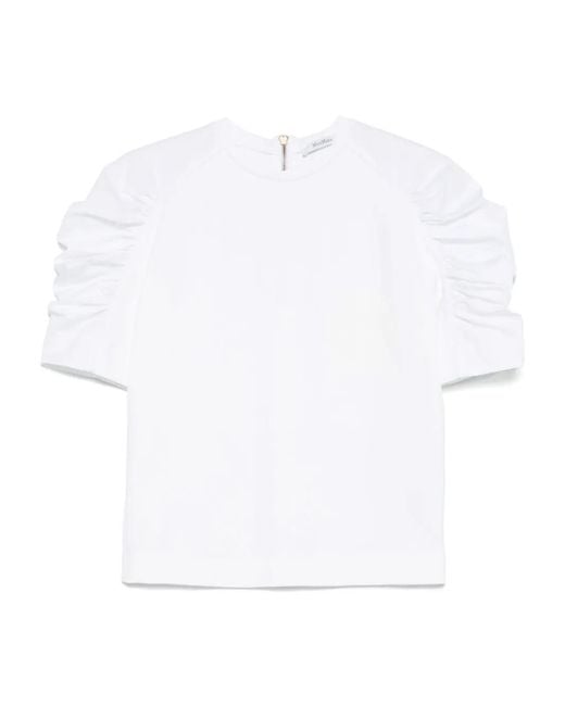 Max Mara Mantide Top in het White