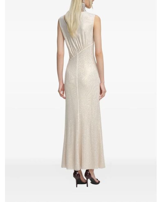 Self-Portrait White Cut-Out Midi Dress
