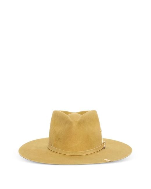 Nick Fouquet Metallic Eye Of Ra Embellished Felt Hat for men
