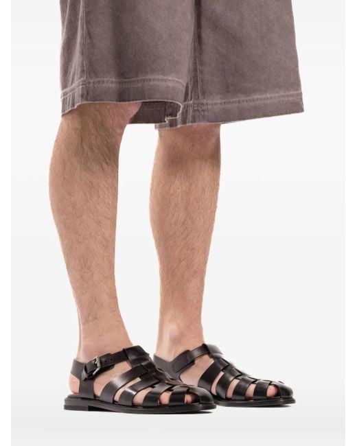 Sandalias Fisherman con hebilla Church's de hombre de color Black