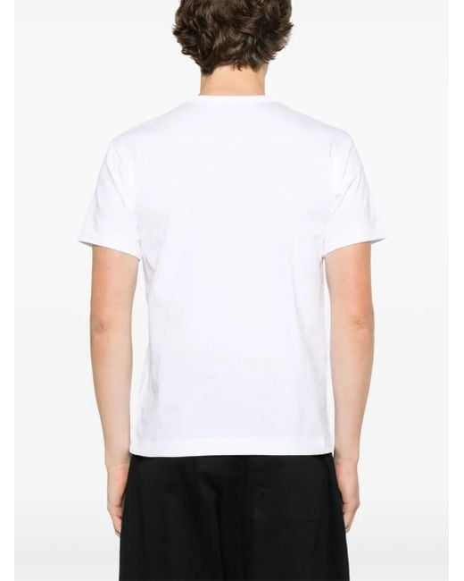 COMME DES GARÇONS PLAY ハートエンブレム Tシャツ White