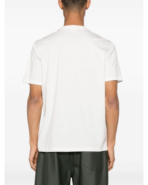 DIESEL White T-must Cotton T-shirt for men