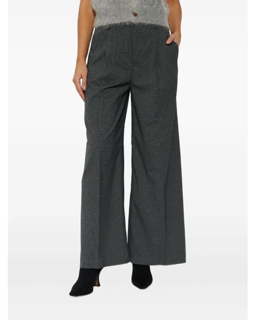 Munthe Gray Houndstooth Trousers