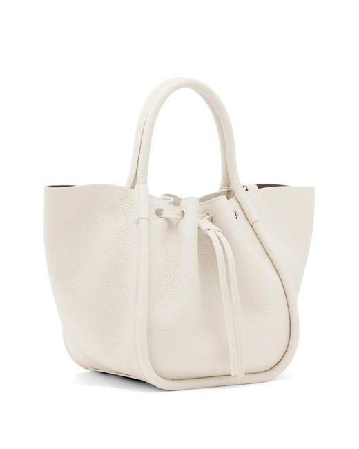 Proenza Schouler White Small Ruched Tote Bag