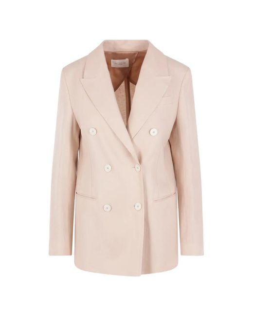 Slowear Pink Button-Up Blazer