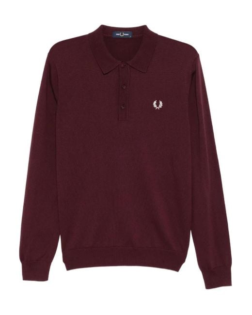 メンズ Fred Perry ポロシャツ Purple