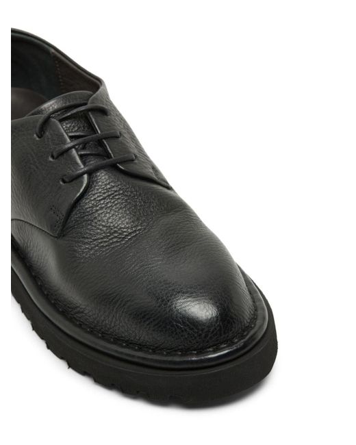Marsèll Black Sancrispa Alta Pomice Oxford Shoes