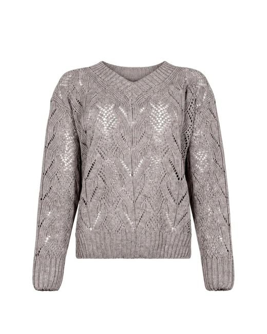 D.exterior Gray Pullover