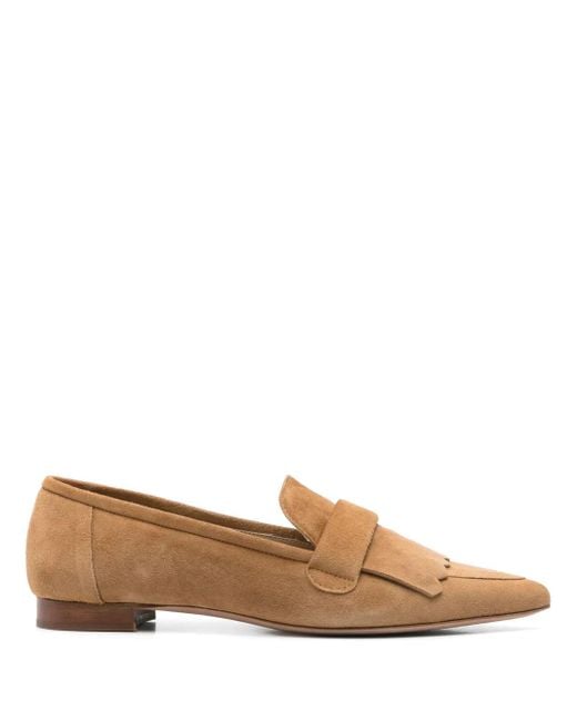 Thea Mika Brown Suede Loafers