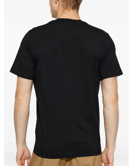 Moncler Black Logo T-Shirt for men