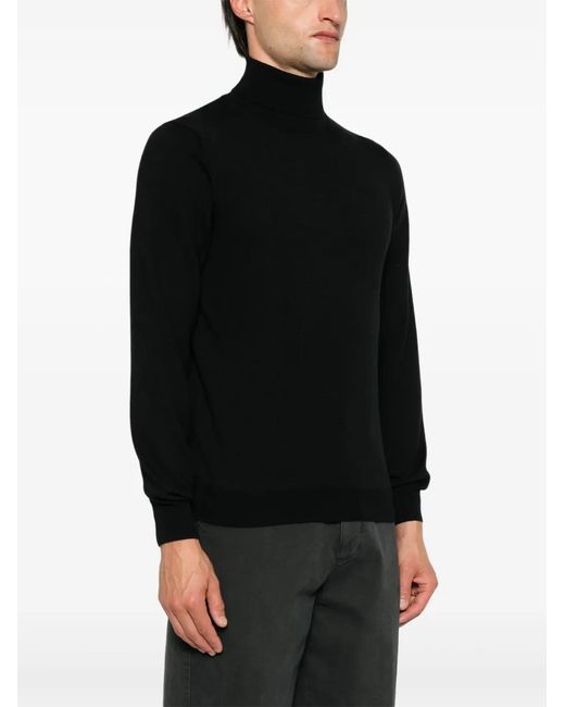 Tagliatore Black Sweaters for men