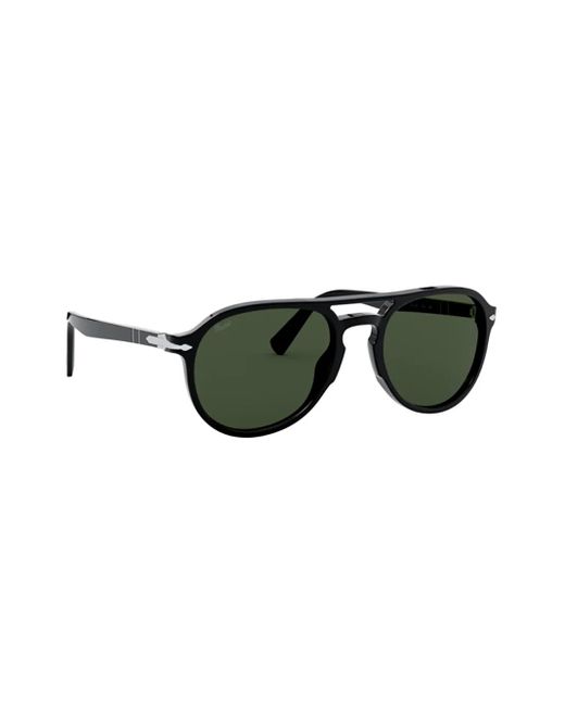 Persol Green Pilot-Frame Sunglasses
