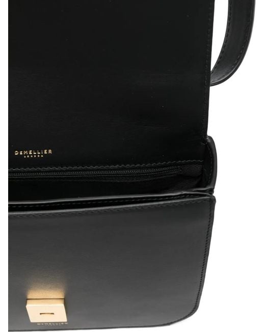 DeMellier London White Vancouver Leather Crossbody Bag