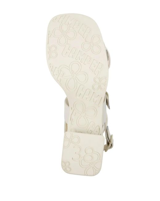 Camper White Kora Sandals