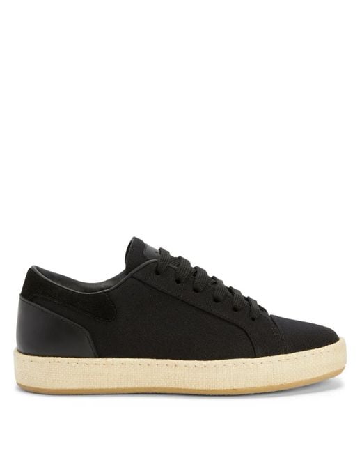 Giuseppe Zanotti Black Gz-City Logo-Patch Sneakers