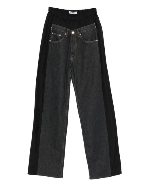 Lutz Huelle Black Low Denim Trousers