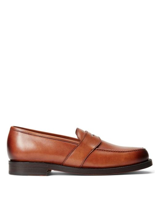 Polo Ralph Lauren Brown Braygan Leather Loafers for men