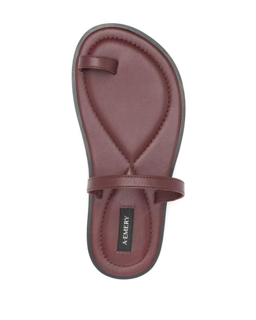 A.Emery White Turi Leather Sandals
