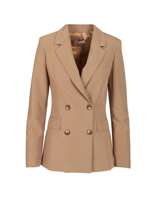 Al Duca D'aosta Natural Double-Breasted Blazer