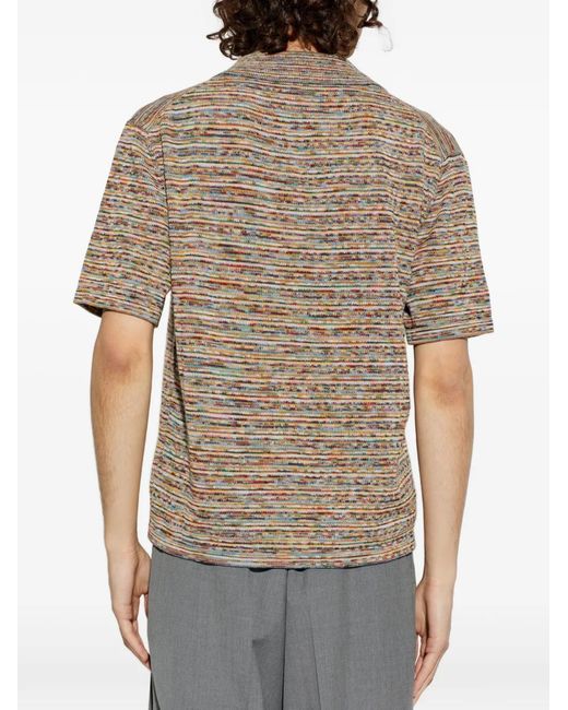 Paul Smith Multicolor Knitted Short Sleeves Shirt for men