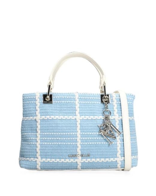 Marc Ellis Blue Krissy Luxe Shoulder Bag