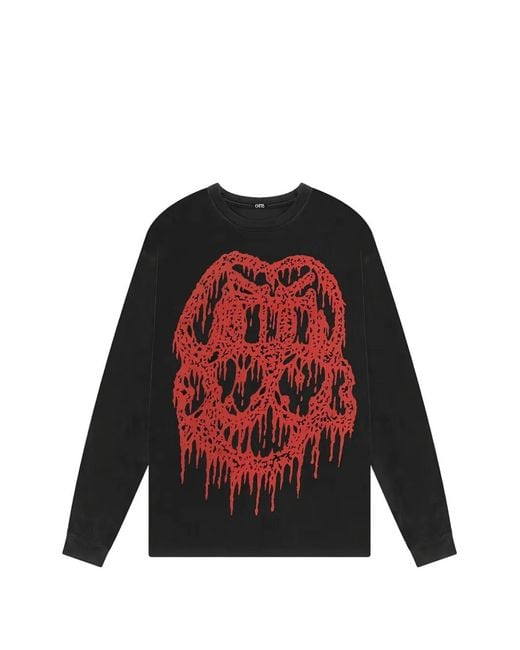 Chio Black Long-Sleeve T-Shirt for men