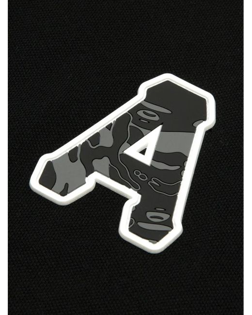 Aape By A Bathing Ape Black Cotton Polo Shirt for men