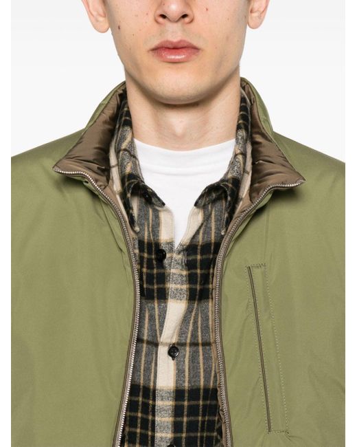 Moorer Green Aramis-stp Reversible Padded Jacket for men