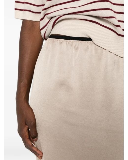 Maje Mini-Rok Met Ritssluiting in het Natural