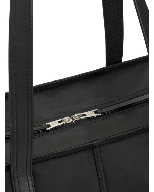AMI Black Small Marcel Padded Shoulder Bag