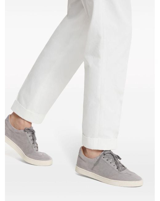 Zapatillas bajas con cordones Brunello Cucinelli de hombre de color Gray