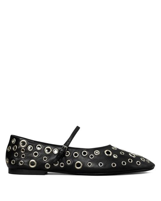 Ballerine Con Decorazione di Tory Burch in Black