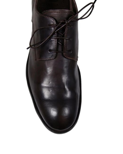 Officine Creative Sound 002 Leren Derby Veterschoenen in het Brown voor heren